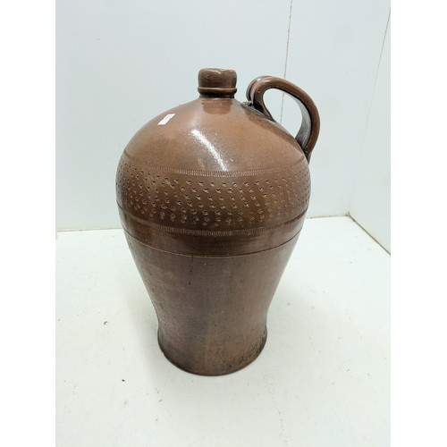 433 - An Antique 19th Century Stoneware Flagon