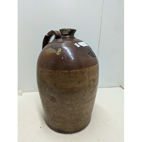 434 - An Antique 19th Century Stoneware Flagon