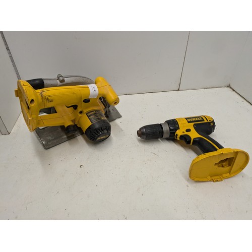 815 - A pair of cordless DeWalt tools - dw936 and dc725