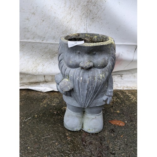 79 - A Resin Garden Gnome Pot Plant