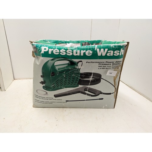 100 - A boxed Performance Power Pressure Washer Model 2002