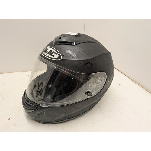 1270 - A HJC Motorcycle Helmet With Protective Carry Bag Size XL