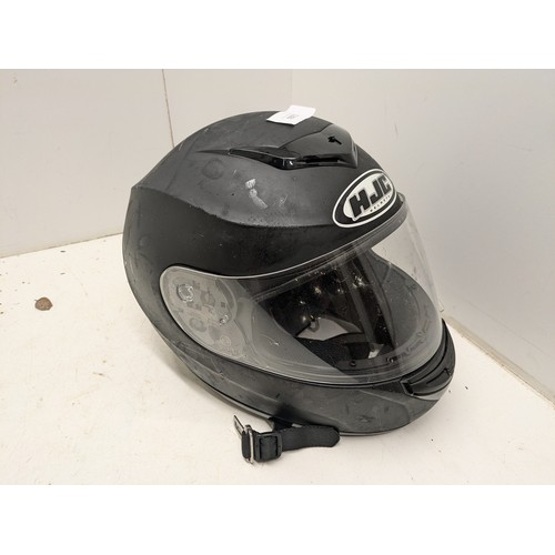 1270 - A HJC Motorcycle Helmet With Protective Carry Bag Size XL