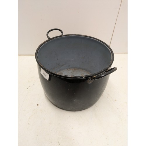 1278 - A Metal Enameled Cooking Pot