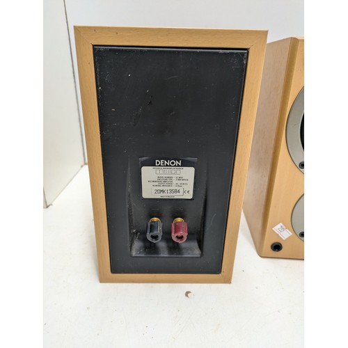 1449 - A pair of Denon SC-M50 Bookshelf Speakers 50w 6 ohm