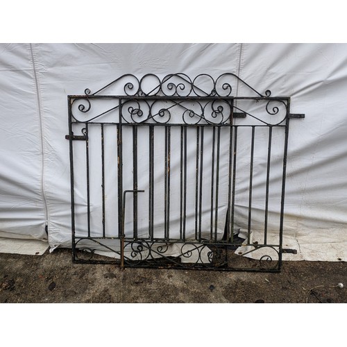 3 - A pair of metal driveway Gates