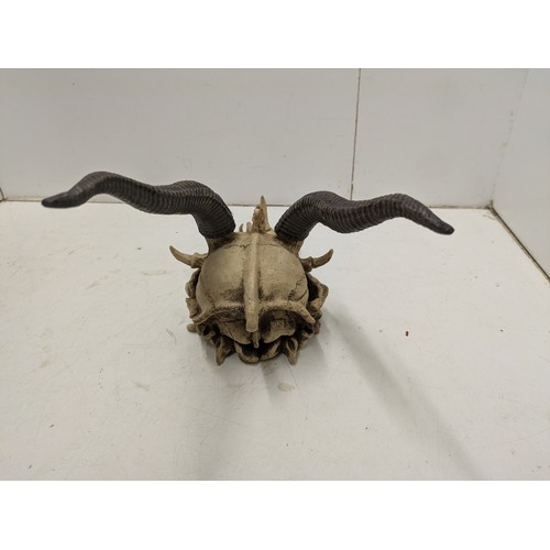 2167 - A replica dragon skull statue