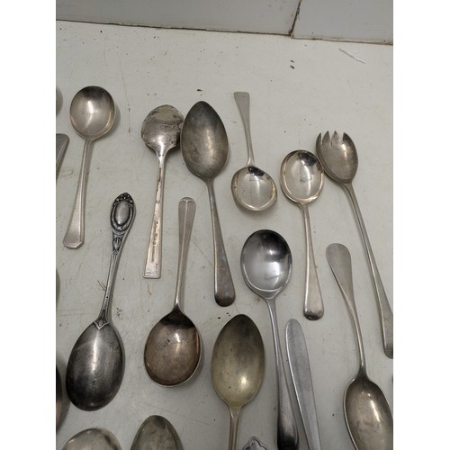 859 - A Large Selection of Vintage Silver Plated Cutlery