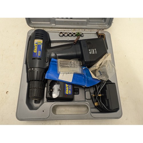 1633 - A aboxed Power craft ECD12 Battery Drill With Charger