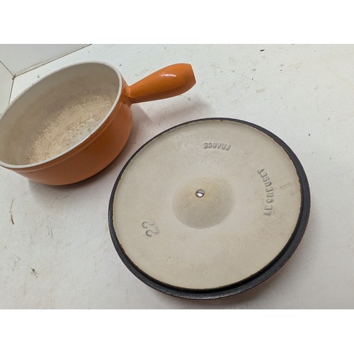 830 - A Le Creuset Size 22 Saucepan