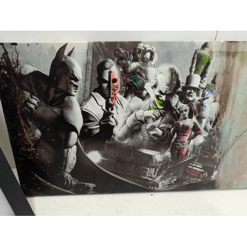 1888 - A Pair of Batman Arkham Asylum Theme Prints