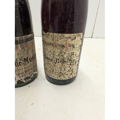 1840 - A Group of 3 Vintage Red Wines - Corton, Vosne Romanee, Charnbolle Musigny