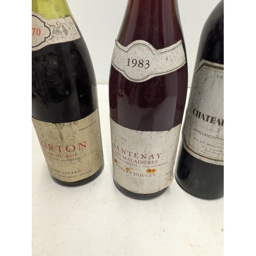 1837 - A Trio of Vintage Wines - 2 red and 1 rosé - including Chateau du Tertre, Cotton and Santenay Les Ma... 