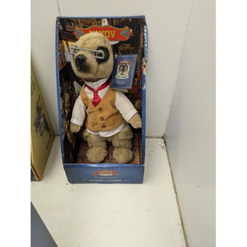 1858 - A Selection of 7 Compare the Market Meerkats in Boxes