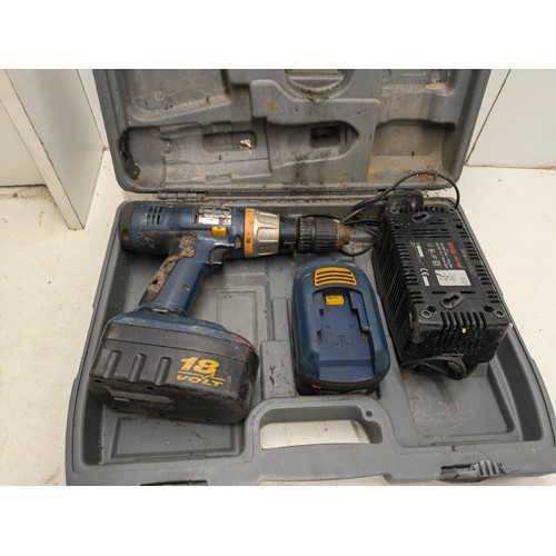 1626 - A Boxed Ryobi CPD1801 Boxed Battery Drill With Charger and 2 Batteries