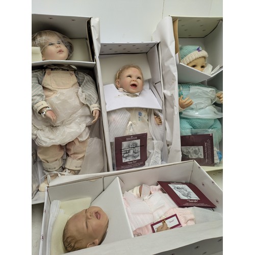 1824 - A selection of four the Ashton Drake galleries dolls in original boxes