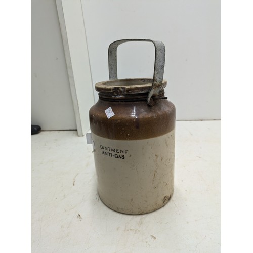 886 - A Stoneware Jug - Ointment Anti-Gas