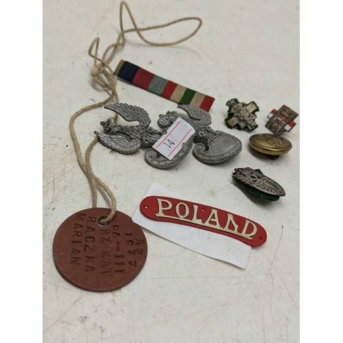 1938 - A Selection of Polish World War 2 Memorabilia