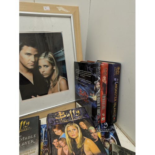 1962 - A Large Selection of Buffy The Vampire Slayer Books including g Several First Editions, and 2 Framed... 