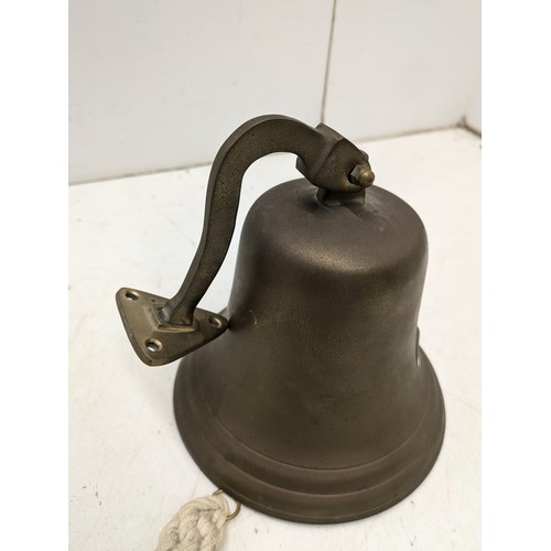 909 - A Vintage Brass School Bell