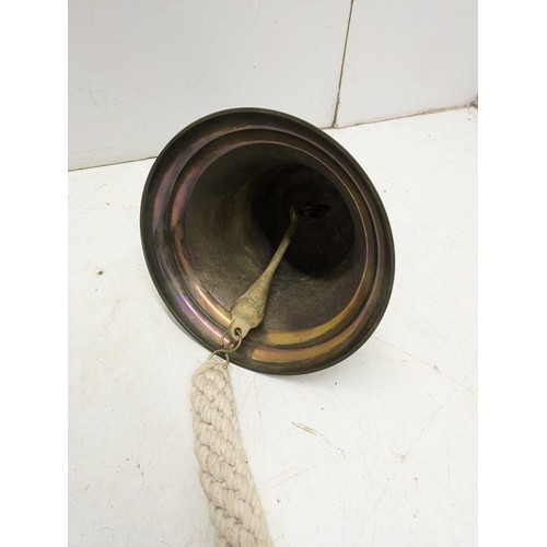 909 - A Vintage Brass School Bell