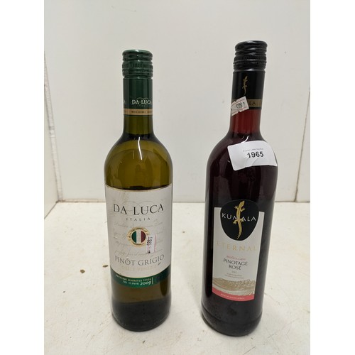 1965 - A Pair of Wines - Da Luca Pinot Grigio and Pinotage Rosè