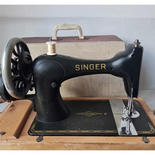 916 - Antique Singer 28k Sewing Machine 1897 With Case