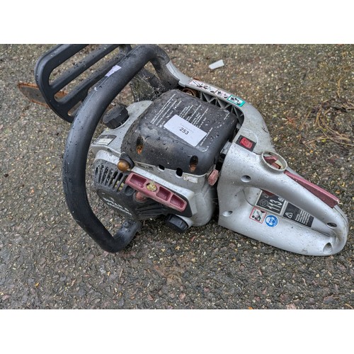 253 - A Spear and Jackson SPJCS38 Petrol Chainsaw