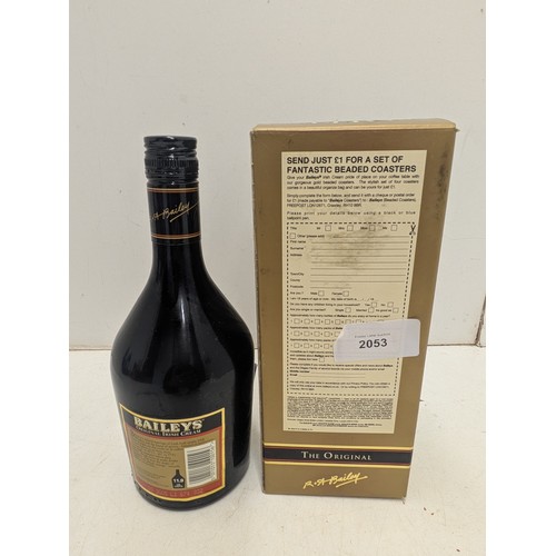 2053 - A Boxed limited edition Baileys 75cl - please note this is approximately 15 years old