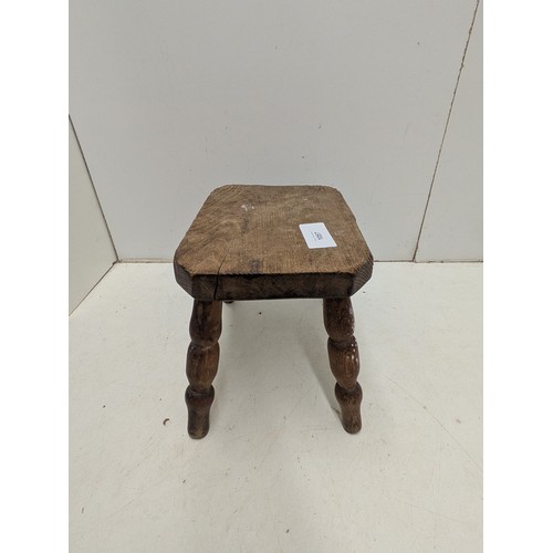 1057 - A Charming miniature foot stool with turned legs