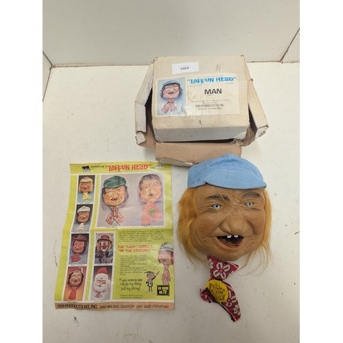 1064 - A Vintage 'Laffun Head's man by BIBI Products in original box