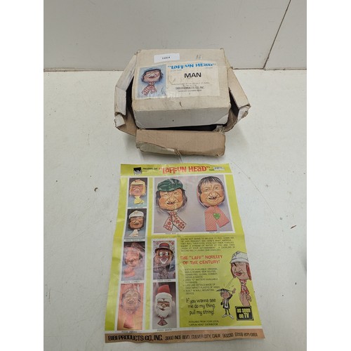 1064 - A Vintage 'Laffun Head's man by BIBI Products in original box