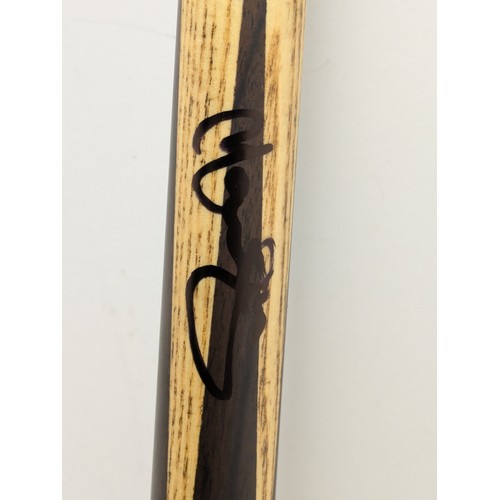 1008 - An MBS 2 piece Cue - SIGNED by various names including Mark Willaims, Jimmy white, Mark alan, Steven... 