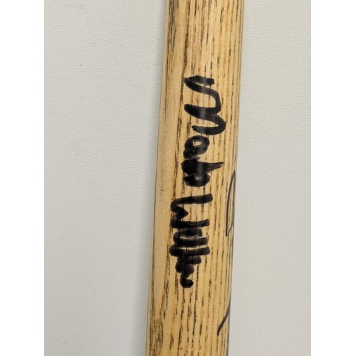 1008 - An MBS 2 piece Cue - SIGNED by various names including Mark Willaims, Jimmy white, Mark alan, Steven... 