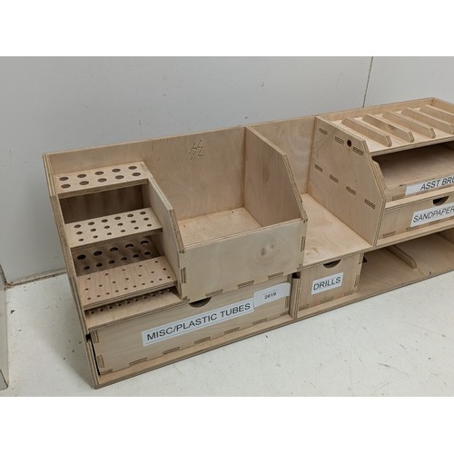 2019 - A Small workshop tool holder unit bench tidy