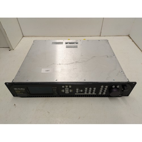 1451 - A Dolby Multi Channel Audio Decoder Model DP564