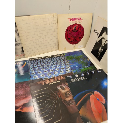 2029 - A Selection of Various Vinyl LP Albums including Pink Floyd, Genesis, Sting Etc