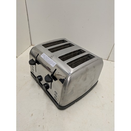 1421 - A Russell Hobbs 4 Slice Stainless Steel toaster model 18790