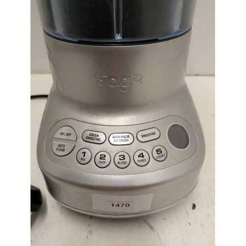 1470 - A Sage Model SBL620 SIL Fresh and Furious 1200w blender - Working