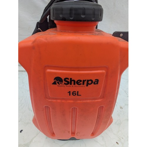 220 - A Sherpa 16l Power Sprayer With attachments