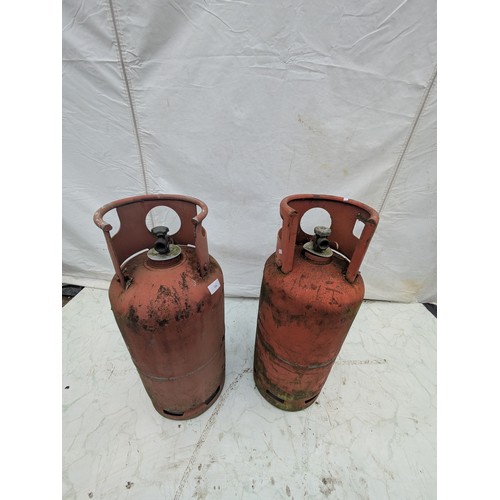 216 - A Pair of 19KG calor Bottles