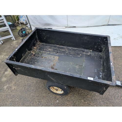 226 - A Full Steel approx 4ft Trailer