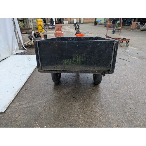 226 - A Full Steel approx 4ft Trailer