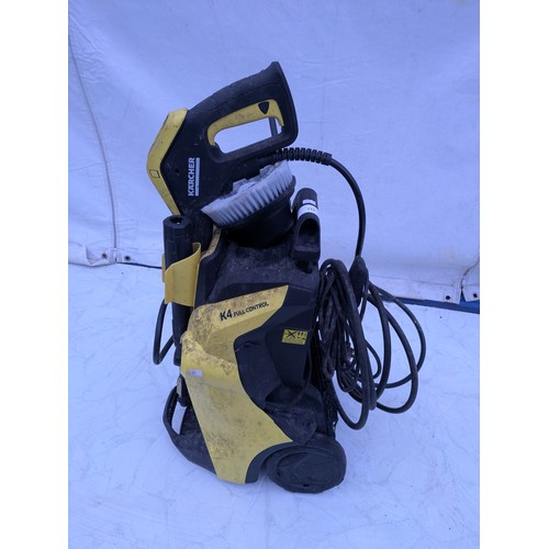 219 - A Karcher K4 Full Control pressure washer with accessories