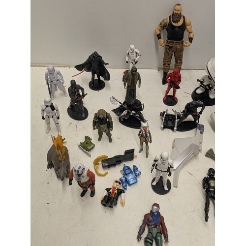 2088 - A Selection of Various Toys and figures including Star Wars and Doctor Who