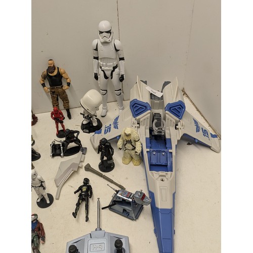 2088 - A Selection of Various Toys and figures including Star Wars and Doctor Who