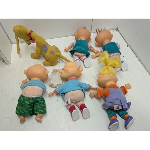 2093 - A Selection of Vintage Rugrats toys including Tommy, Angelica, Spike, Etc