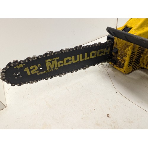 1638 - A McCulloch Electromac Chainsaw Model 2701k