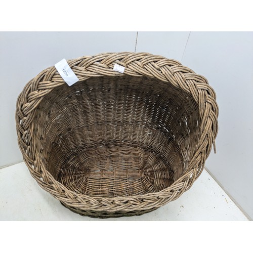 1880 - A Floor Standing Wicker Basket