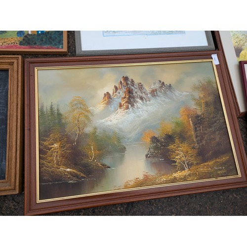 1953 - A Variety of Paintings, Pictures and prints depicting landscapes, countryside and people